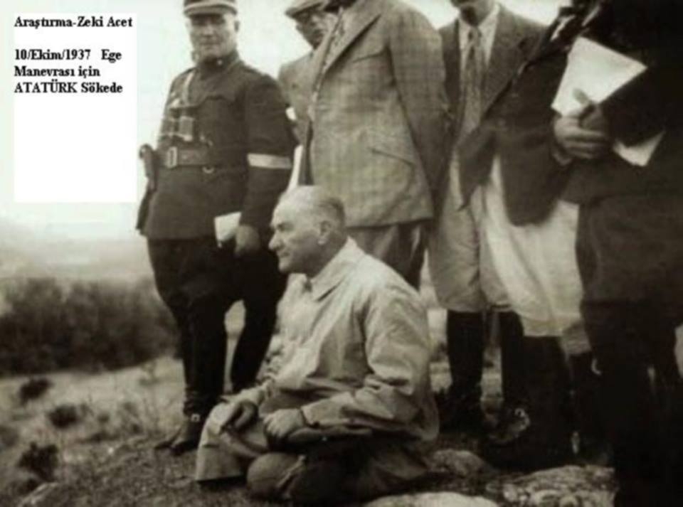 Ulu önder Mustafa Kemal Atatürk'ün Söke ziyaretinde çekilen fotoğra 1