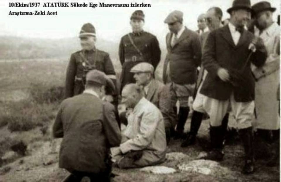 Ulu önder Mustafa Kemal Atatürk'ün Söke ziyaretinde çekilen fotoğra 2