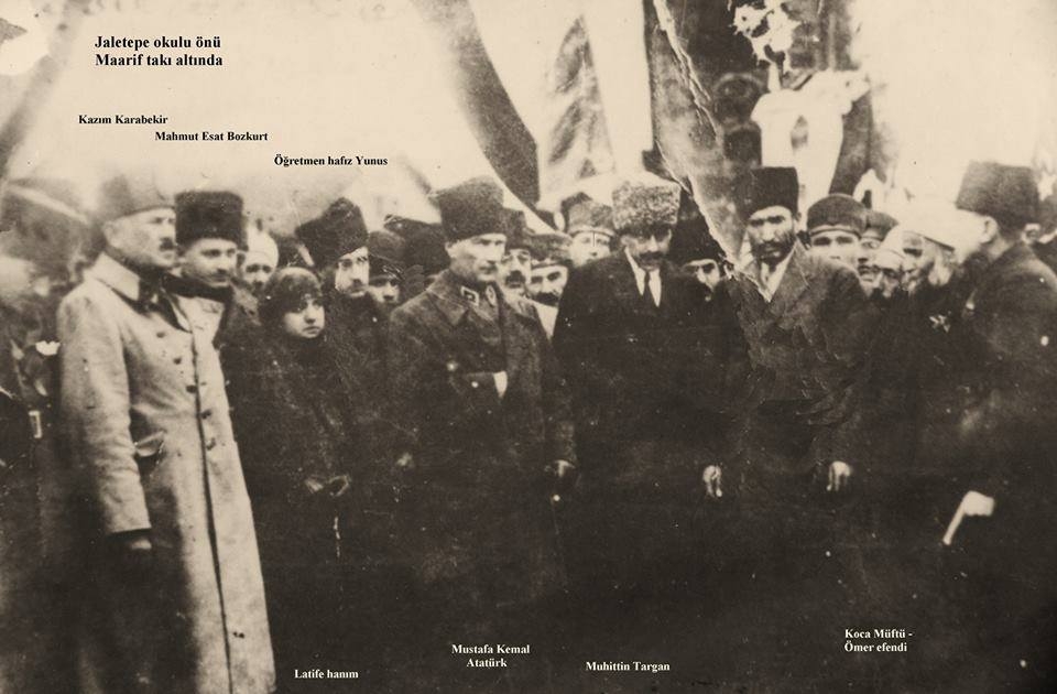 Ulu önder Mustafa Kemal Atatürk'ün Söke ziyaretinde çekilen fotoğra 3
