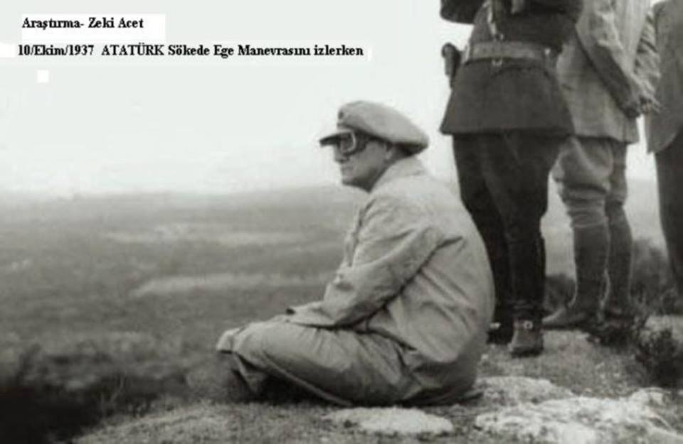 Ulu önder Mustafa Kemal Atatürk'ün Söke ziyaretinde çekilen fotoğra 4