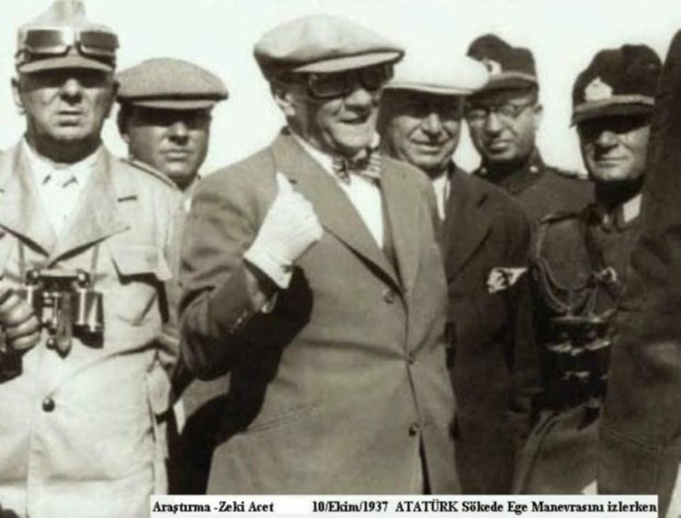 Ulu önder Mustafa Kemal Atatürk'ün Söke ziyaretinde çekilen fotoğra 5