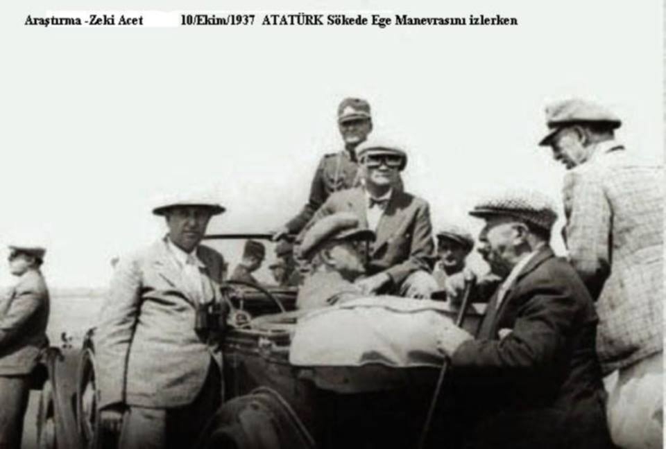 Ulu önder Mustafa Kemal Atatürk'ün Söke ziyaretinde çekilen fotoğra 9