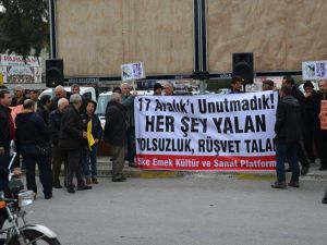 Yolsuzluk protestosu - Söke
