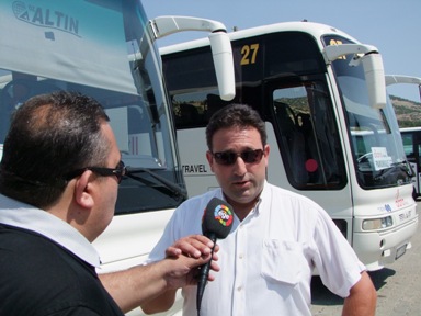 Afrodisias yolu tamam, darısı Atburgazı, Milet yolunun başına