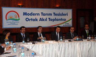 Aydında modern tarım tesisleri ortak akıl toplantısı yapıldı