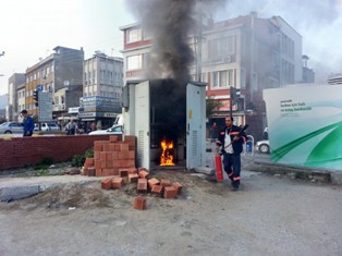 SÖKE'DE TRAFO YANGINI KORKUTTU