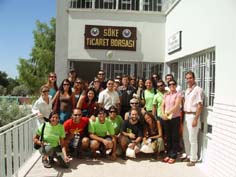 Uruguaylı öğrenciler  Söke Ticaret Borsası’nın konuğu oldu