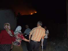 Bölgemiz alev alev yanıyor