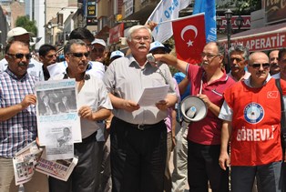 TÜRKİYE KAMU SEN GÖRÜŞMELERİ PROTESTO ETTİ