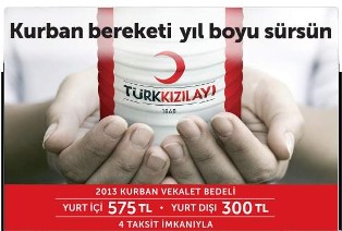 Türk Kızılayı kurban bağışlarını ihtiyaç sahiplerine ulaştıracak