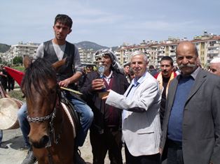 Sökede geleneksel Rahvan At Yarışları yapıldı