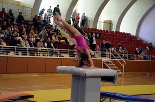 Okullar arası jimnastik yarışmaları tamamlandı