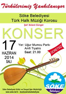 Söke THM Korosu bu akşam konser verecek