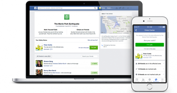 Facebook’tan doğal afetler için yeni servis: Güvenlik Durumu Kontrolü