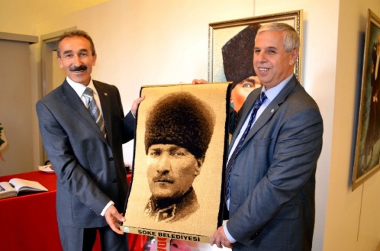 Söke’de yağlı boya atatürk resimleri sergisi