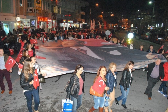 Aydın Chp’den Cumhuriyet yürüyüşü