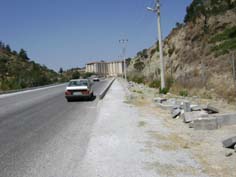 Hastane yolunda çalışma