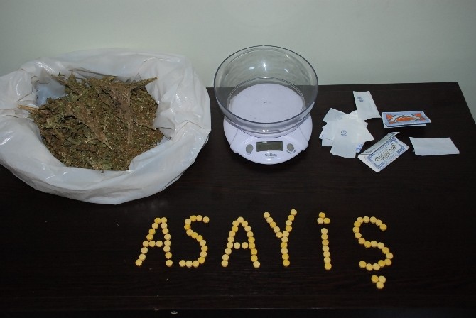 Didim emniyetinden esrar ve extacy operasyonu