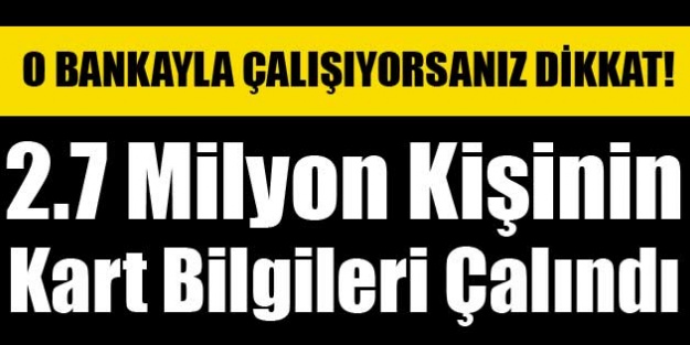 O bankayla çalışıyorsanız dikkat !