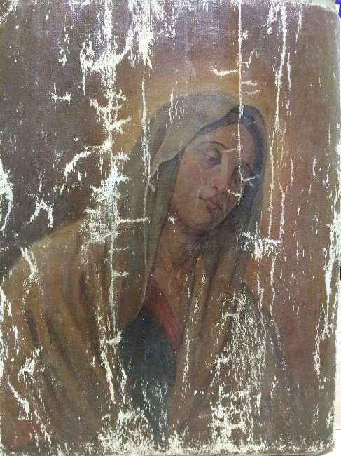 Tarihi Meryem Ana tablosu ele geçirildi
