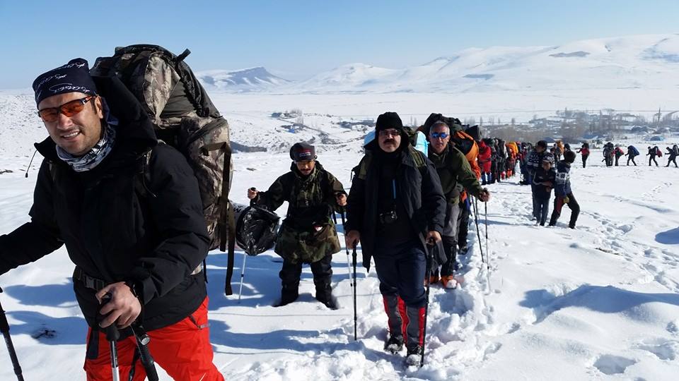 Söke'li dağcılar Sarıkamış'ta