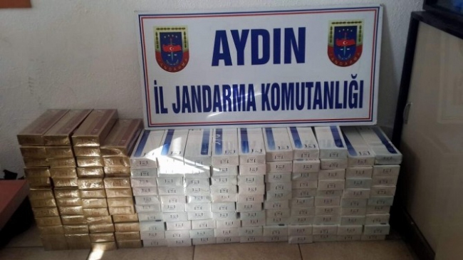 1560 paket kaçak sigara ele geçirildi