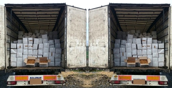 Öylesine aranan tırın içinden servet çıktı!