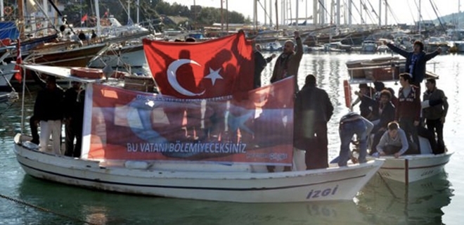 Bodrum'da gergin anlar