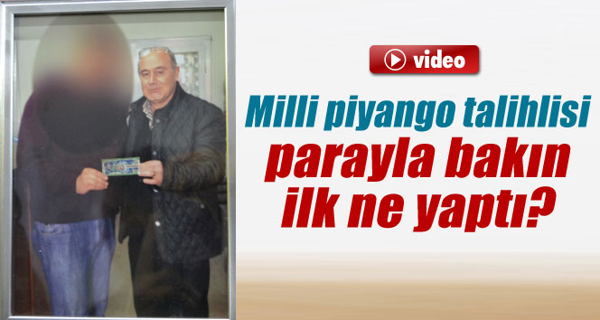 Milli Pyango talihlisi bakın parayla ilk ne yaptı?