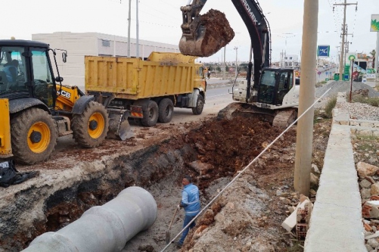 Aski Didim'de altyapı çalışmalarını sürdürüyor