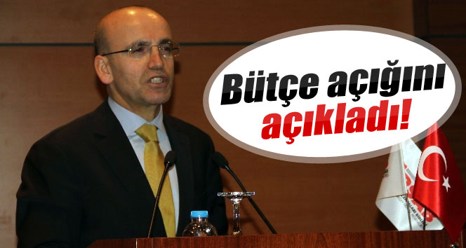 Bakan Şimşek, 2014 yılı bütçe açığını açıkladı