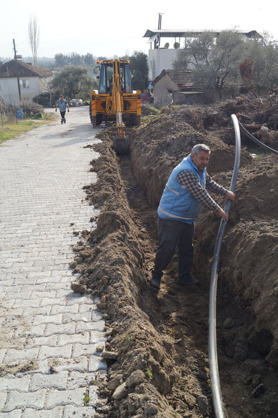 İNCİRLİOVA DEREAĞZI’NA  İÇME SUYU TAKVİYESİ