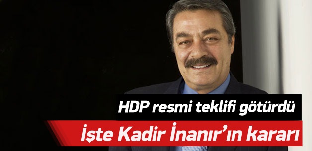 İşte Kadir İnanır'ın cevabı...