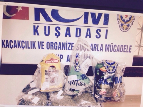 Kuşadası'nda uyuşturucu operasyonu