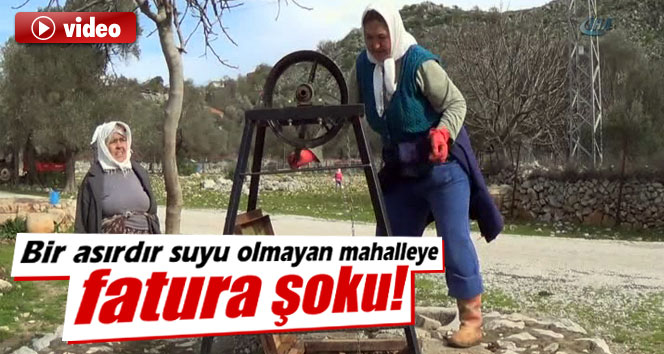 Susuz mahalleye fatura şoku