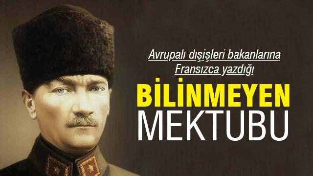 Mustafa Kemal'in bilinmeyen mektubu