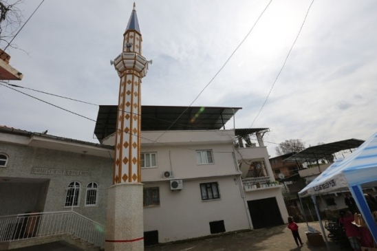 Danişment Camisi 30 yıl sonra minaresine kavuştu