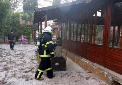 Aydın'da iş yeri yangını korkuttu