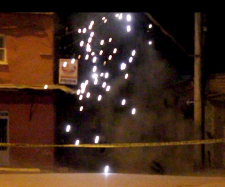 Nazilli'de iş yerine el bombalı saldırı girişimi