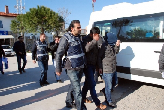 Didim'de hırsızlık ve insan kaçakçılığı operasyonu: 7 tutuklama