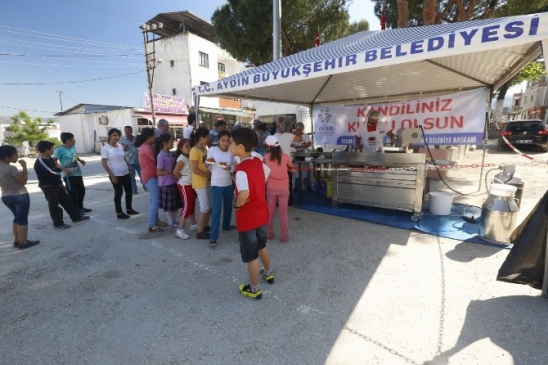 Büyükşehirden lokma ve pilav hayrı