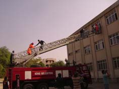 Hilmi Fırat Anadolu Lisesinde tatbikat