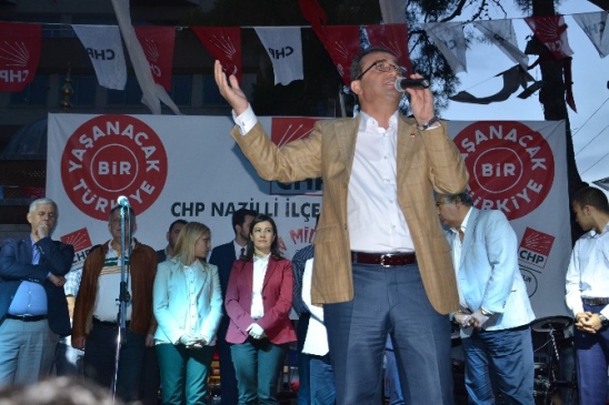 CHP'den büyük Nazilli mitingi