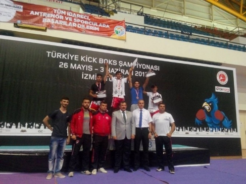 Aydın'da kick boksta tarihi başarı