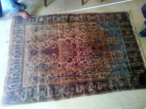 Aydın'da geç Osmanlı dönemine ait halılar ele geçirildi