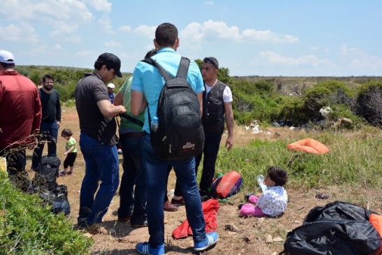 Didim'de 20 Suriyeli kaçak göçmen yakalandı