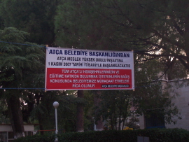 ATÇA'YA YÜKSEK OKUL