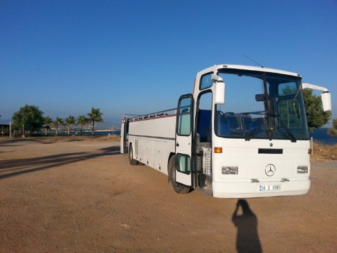 Didim'de turistik amaçlı üstü açık otobüs tasarlandı