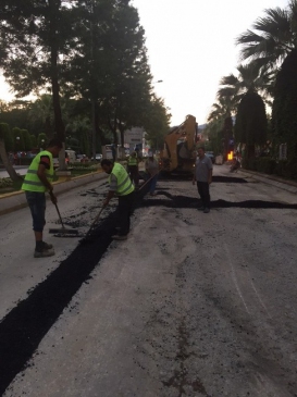 Aydın BŞB Adnan Menderes Bulvarında 1. etabı trafiğe açtı