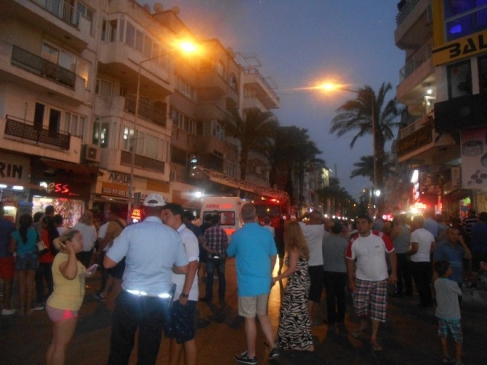 Kuşadası'nda yangın
